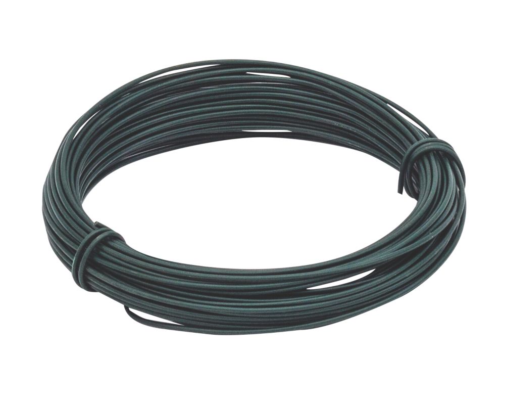 Apollo Galvanised Steel PVC-Coated Garden Wire 2mm x 15m