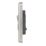 Hager Sollysta WRPS32BSB 10AX 3-Gang 2-Way Light Switch  Brushed Steel with Black Inserts