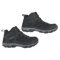 Regatta Edgepoint IV Mid Size 8  Black / Granite Waterproof  Non Safety Work Boots