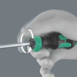 Wera Kraftform Kompakt 27 RA 1 Interchangeable Ratchet Screwdriver Set 6 Pieces