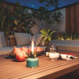 Calex Lavinio Rechargeable LED Table Lamp Green 200lm