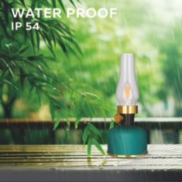 Calex Lavinio Rechargeable LED Table Lamp Green 200lm