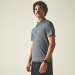 Regatta Maverik Stretch Polo Shirt Dark Storm Medium 40" Chest