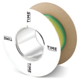 Time 6491X Green/Yellow 1-Core 10mm² Conduit Cable 25m Drum