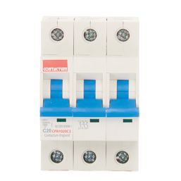 Contactum Defender 20A TP C Curve 3-Phase MCB