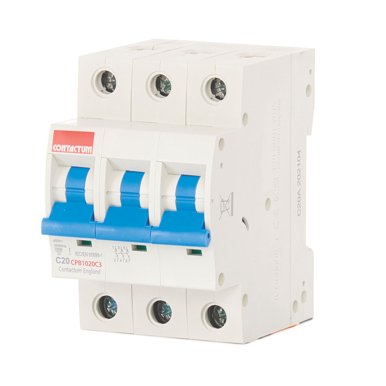 Contactum Defender 20A TP C Curve 3-Phase MCB (803HA)