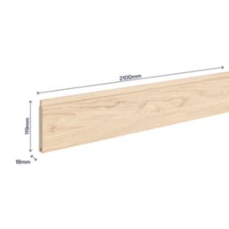 Essentials Unfinished Natural Boarded Timber Flooring 18mm 0.23m²