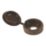 Timco 10-12ga 50 Pack Brown Plastic Screw Caps