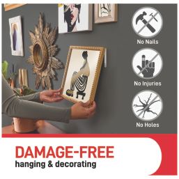 Command Adhesive Picture Hanging Strip Extra Large 10 Pack