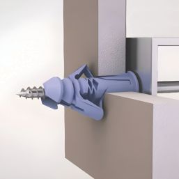 Cobra TripleGrip 5mm Universal Wall Fixings 8mm x 32mm 10 Pack