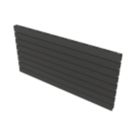 Ximax Oceanus 595mm x 1200mm 3758BTU Anthracite Horizontal Designer Radiator