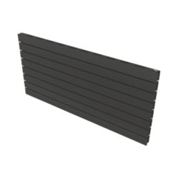 Ximax Oceanus 595mm x 1200mm 3758BTU Anthracite Horizontal Designer Radiator