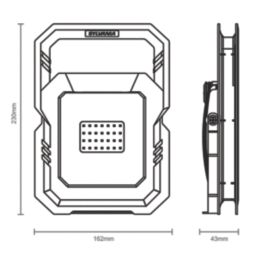 Sylvania SylWork LED Work Flood Light 20W 2000lm 220-240V