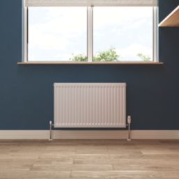 Flomasta 500mm x 800mm 4017BTU White Type 22 Convector Radiator