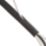 D-Line 26mm Black Pre-Split Cable Tidy Tube 1.1m