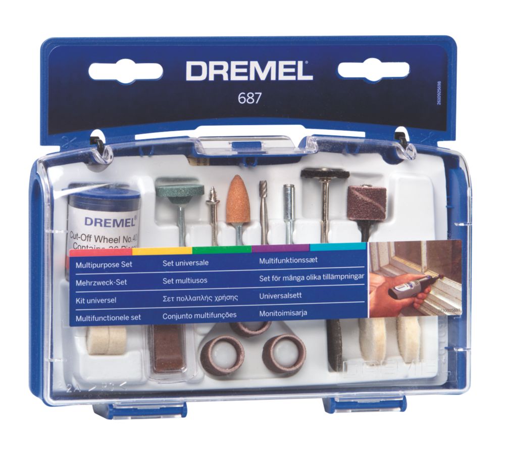 Dremel 687 Multipurpose Cutting Kit 52 Pieces - Screwfix