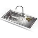 Franke Galassia 1 Bowl Stainless Steel Inset Kitchen Sink  1000mm x 500mm