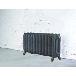 Arroll 470mm x 914mm 3378BTU Anthracite Cast Iron 3 Column Radiator