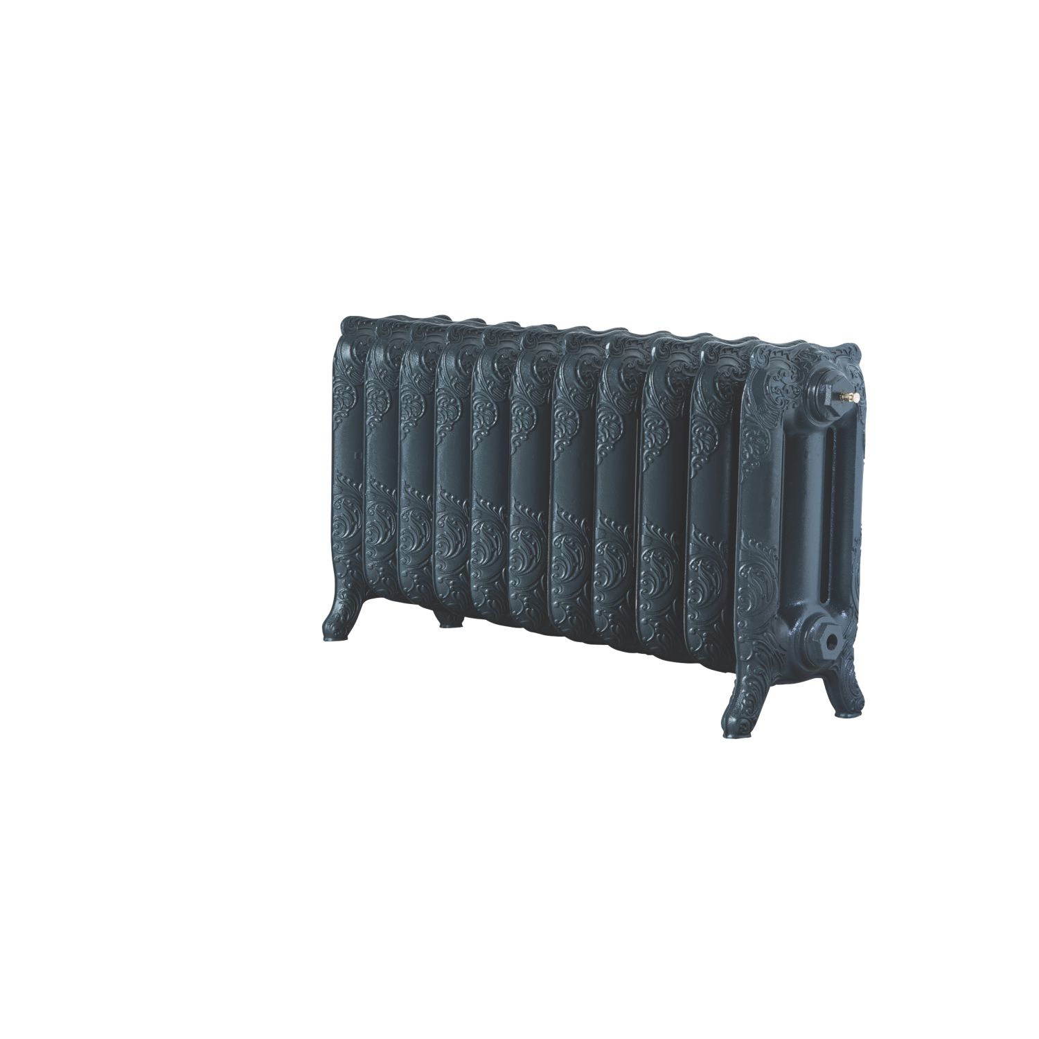 Arroll 470mm x 914mm 3378BTU Anthracite Cast Iron 3 Column Radiator (8046P)