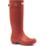 Hunter Original Tall Size 4 Womens Red Non Safety Wellies