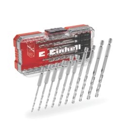 Einhell  Hex Shank Multi-Material HSS Drill Bit Set 10 Pieces