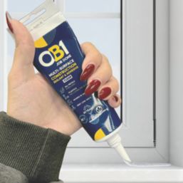 OB1  Multi Surface Sealant & Adhesive Clear 80ml