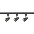 Knightsbridge  1-Circuit Track Lighting Kit 1m Black