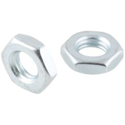 Easyfix Carbon Steel Hex Flat Nuts M10 100 Pack