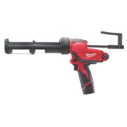 Milwaukee M12 PCG/310C-201B 12V 1 x 2.0Ah Li-Ion RedLithium  Cordless Sub-Compact Caulking Gun