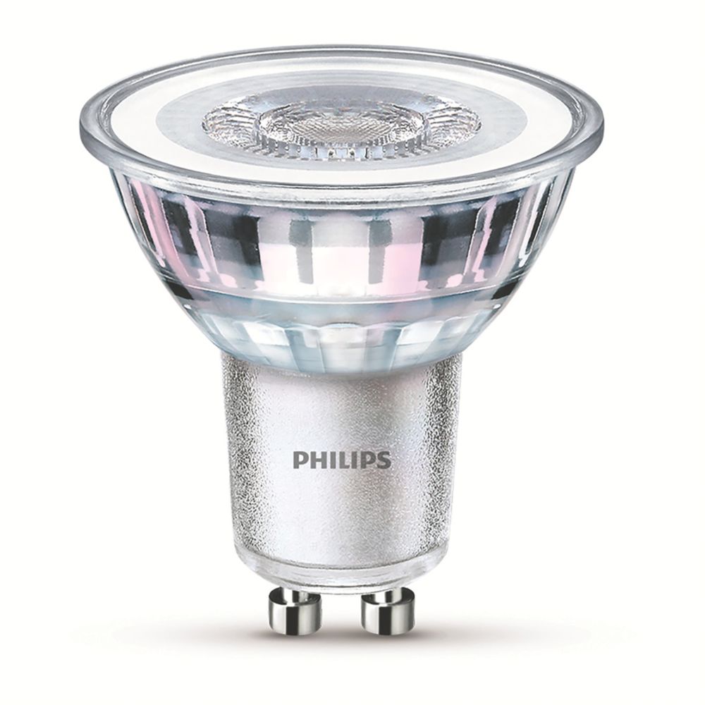 Philips Hue GU10 RGB & White LED Smart Light Bulb 4.3W 350lm 6 Pack -  Screwfix