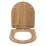 Croydex Levico Soft-Close with Quick-Release Toilet Seat Moulded Wood Natural Finish