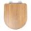 Croydex Levico Soft-Close with Quick-Release Toilet Seat Moulded Wood Natural Finish