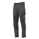 Site Evenson Multi-Pocket Stretch Trousers Grey/Black 36" W 32" L