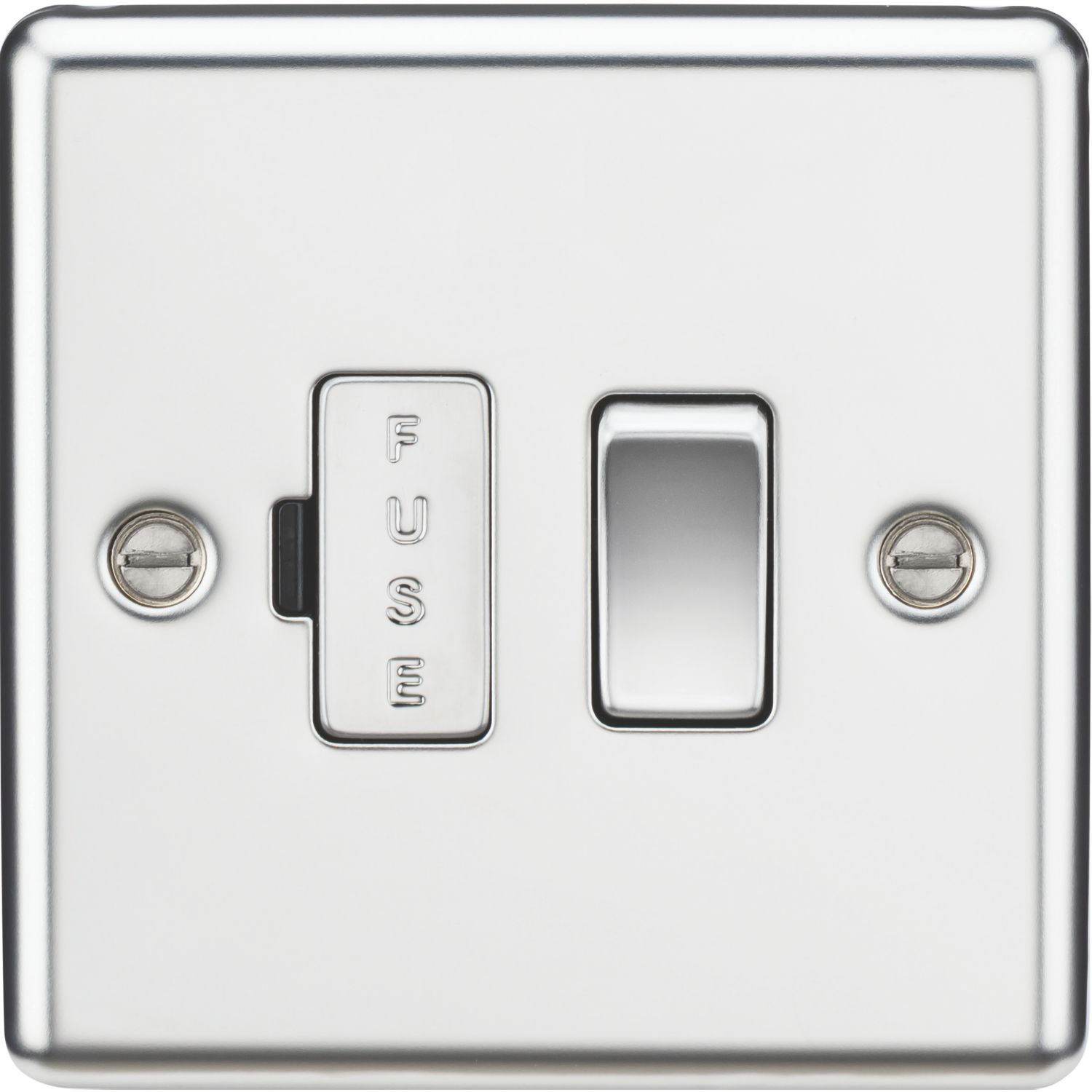 Knightsbridge 13A Switched Fused Spur Polished Chrome (804TY)