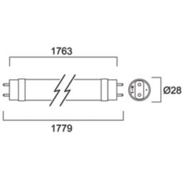 Sylvania TOLEDO AVANT G13 T8 LED Tube 3150lm 21W 1777mm (6')