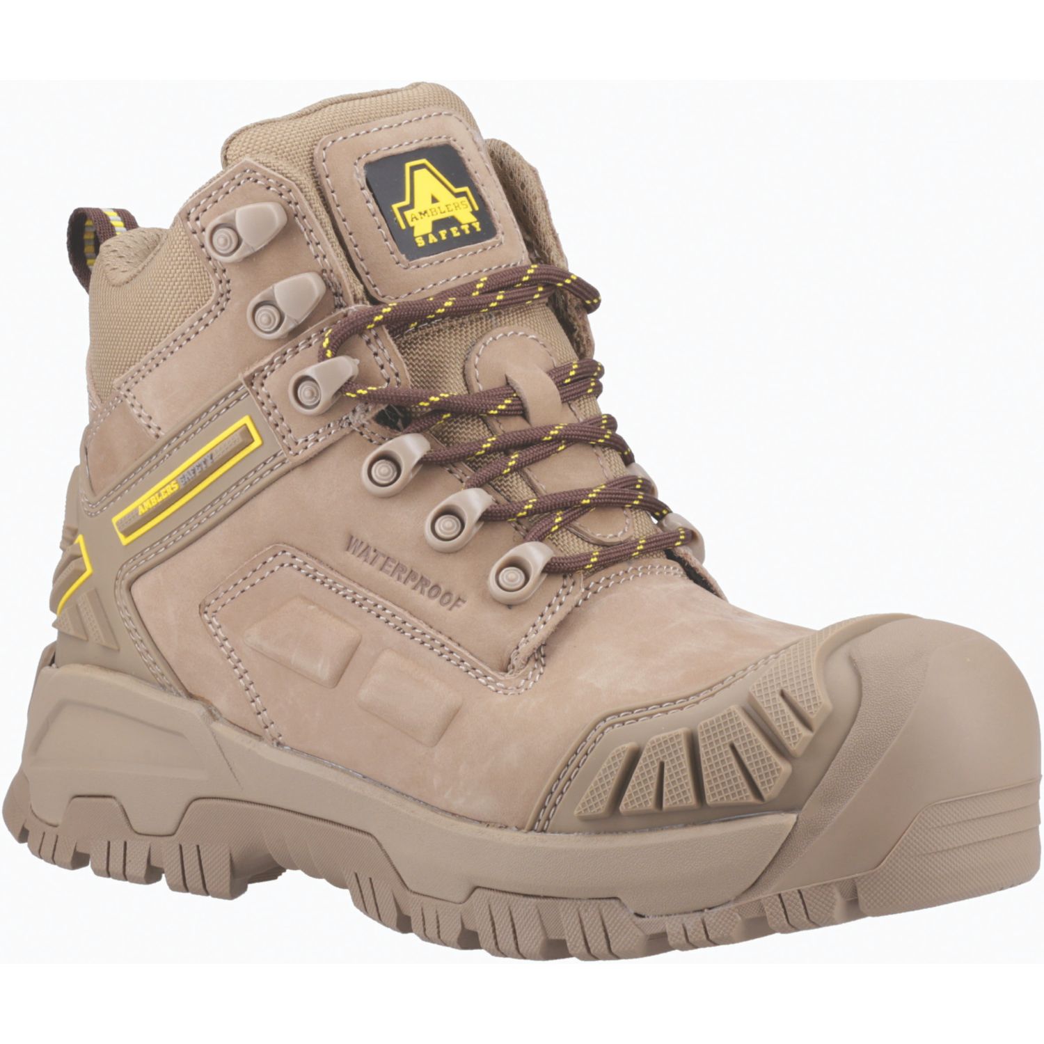 Amblers AS965C Stone Size 10.5 Grey Waterproof Safety Boots (804XP)