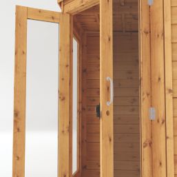 Mercia Corner 10' x 6' 6" (Nominal) Pent Tongue & Groove Timber Summerhouse & Shed