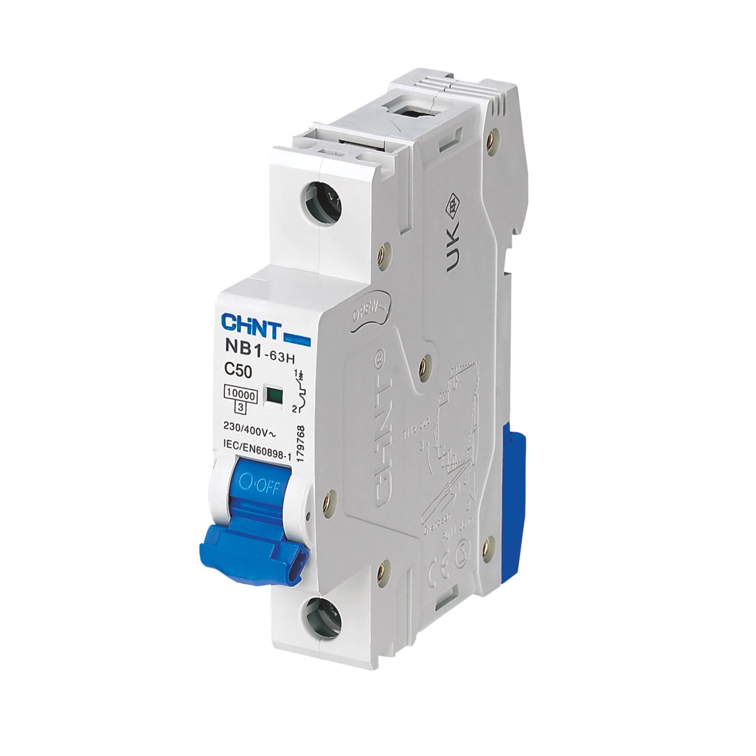 Chint NB1 50A SP C Curve MCB (8050V)