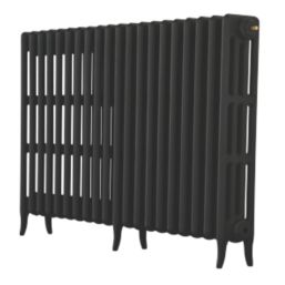 Arroll 760mm x 1234mm 6203BTU Black Cast Iron 4 Column Radiator