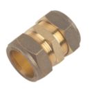 Flomasta  Brass Compression Equal Coupler 28mm