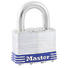 Master Lock 5EURD  Laminated Steel  Water-Resistant   Padlock  51mm