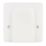 Hager Sollysta WMP50FO 45A Unswitched Flex Outlet  White