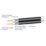 Labgear RG6 Black 2-Core Round Coaxial Cable 25m Coil