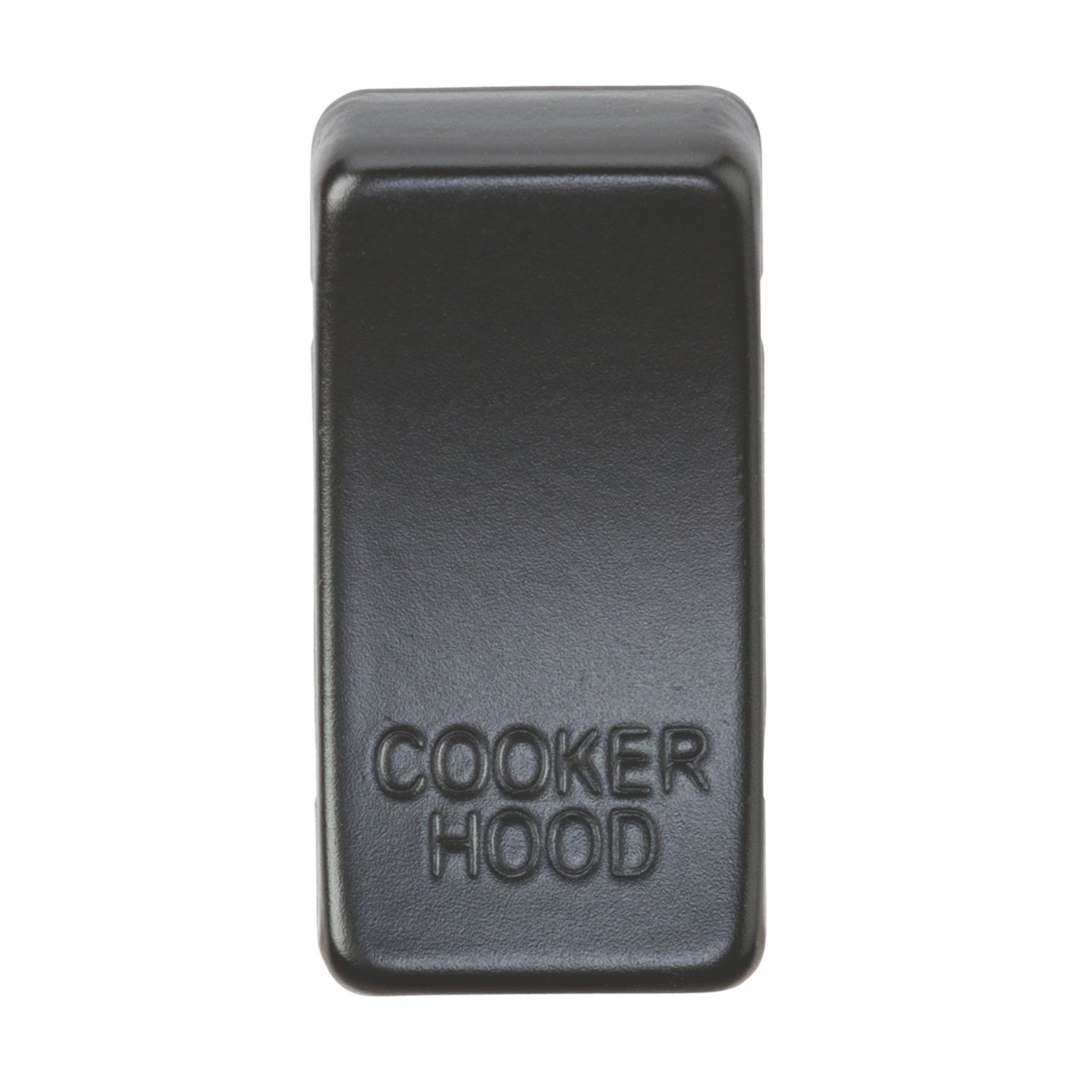Knightsbridge 'COOKER HOOD' Switch Cover Matt Black (805CR)