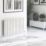 Reina Harley Double 600mm x 420mm 1540BTU White Vertical Designer Radiator