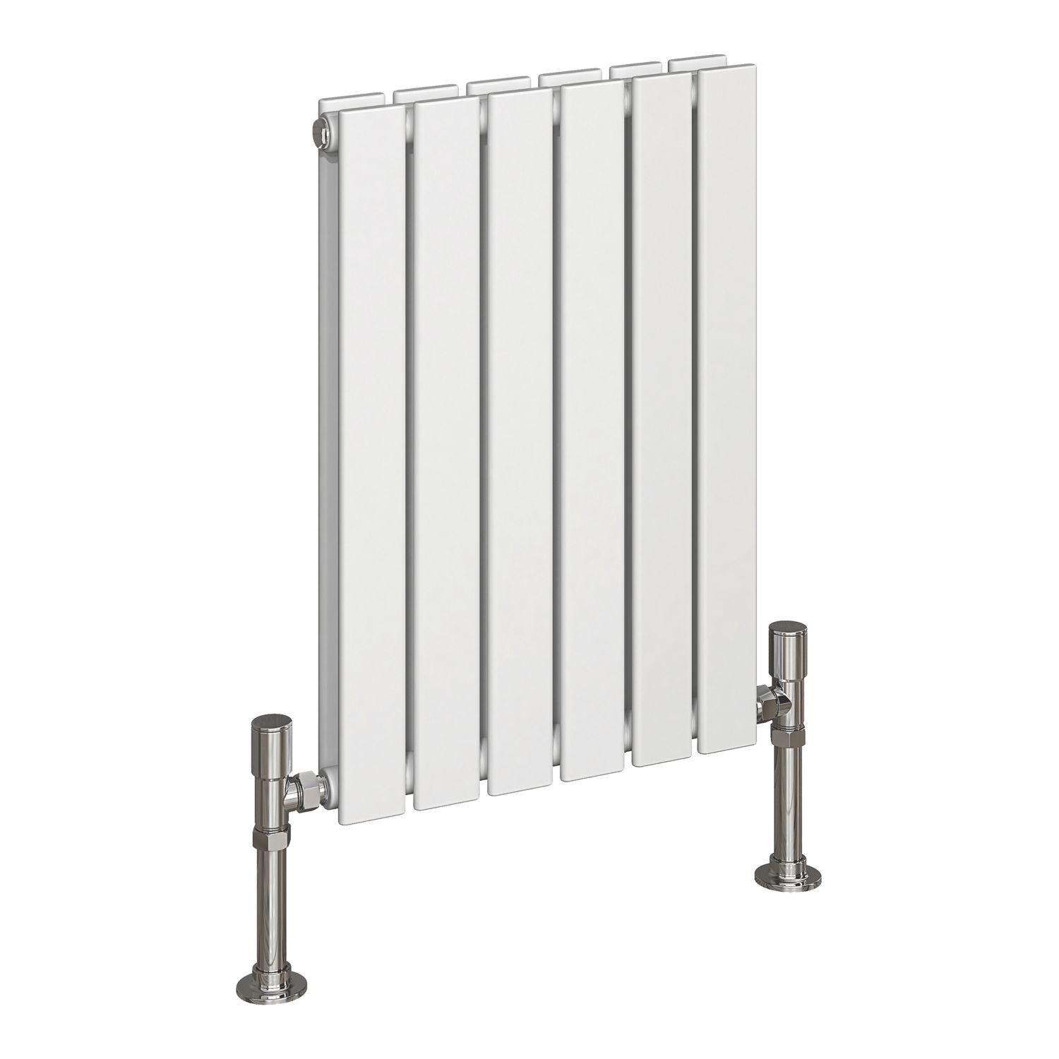 Reina Harley Double 600mm x 420mm 1540BTU White Vertical Designer Radiator (805EE)