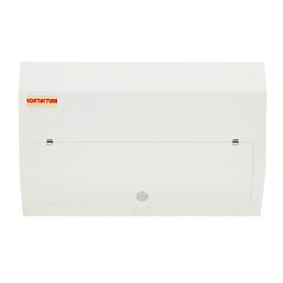 Contactum Defender 1.0 18-Module 14-Way Part-Populated  Main Switch Consumer Unit with SPD