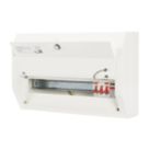 Contactum Defender 1.0 18-Module 14-Way Part-Populated  Main Switch Consumer Unit with SPD