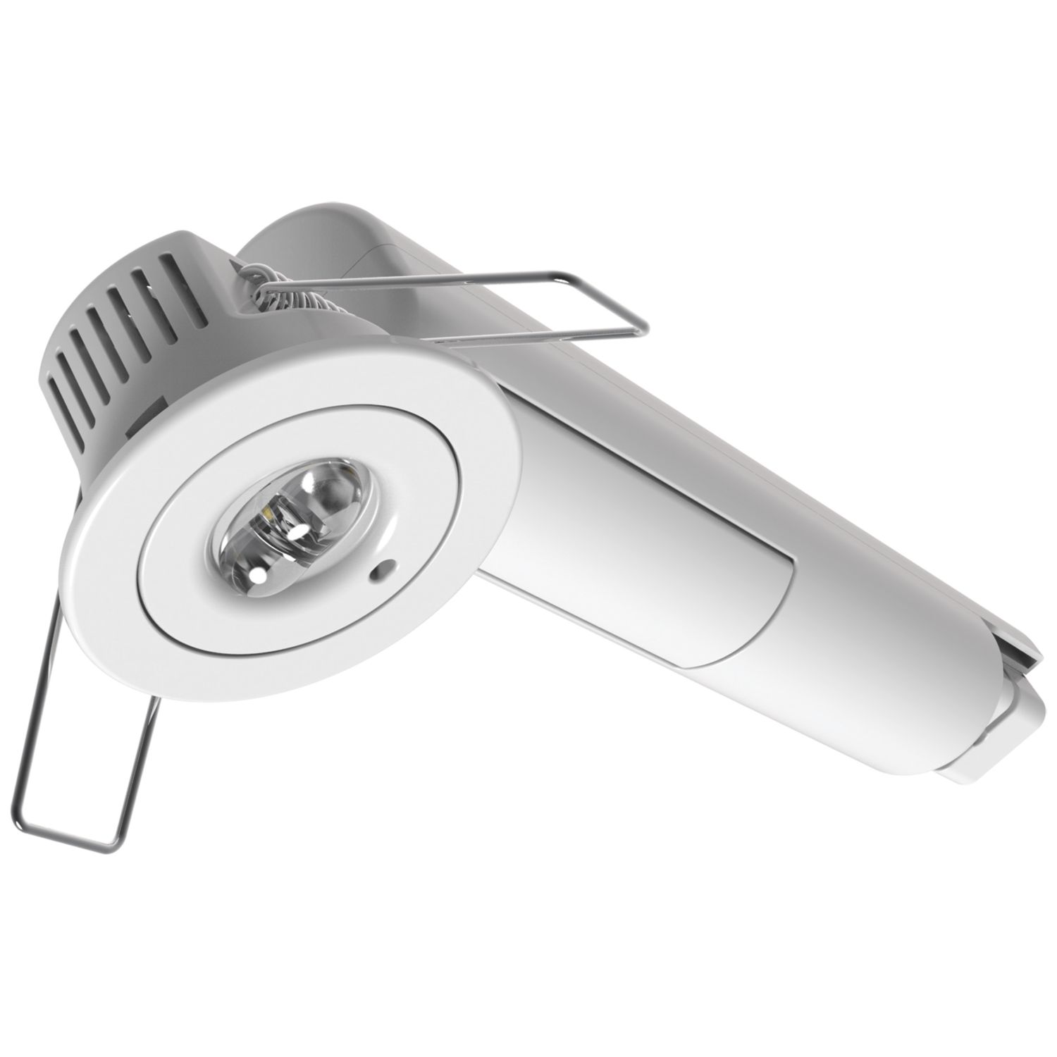 Luceco Tempus Fixed Recessed Non-Maintained Emergency LED Downlight for Open Areas White 1W 120lm 50mm (805HH)