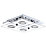 Eglo Cabo LED Ceiling Spotlight Chrome 8W 250lm